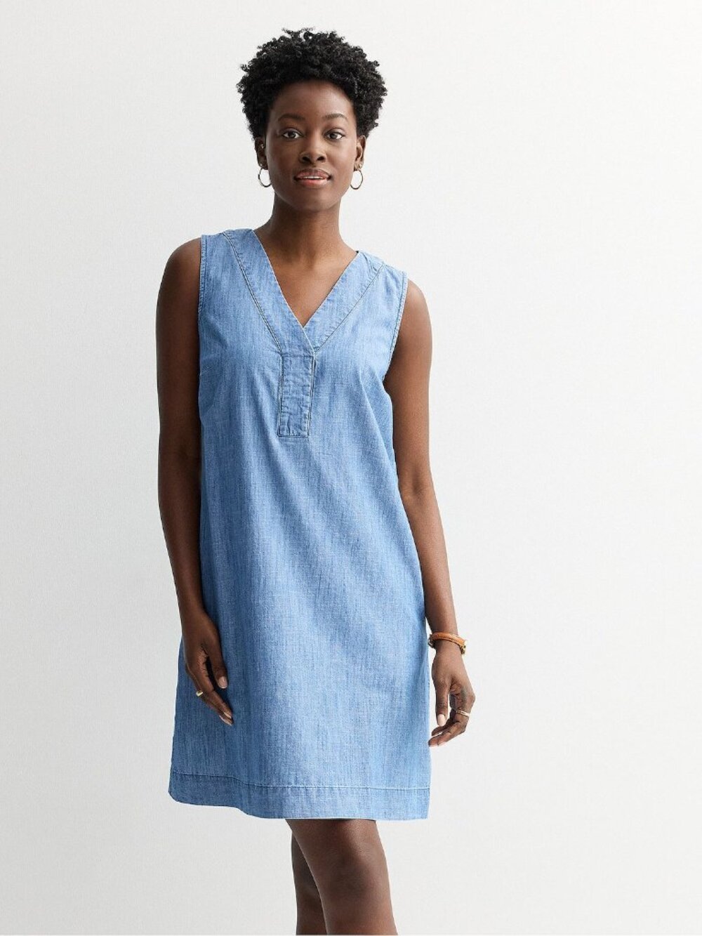 Chambray Shift Dress BRAND NEW WITH TAGS